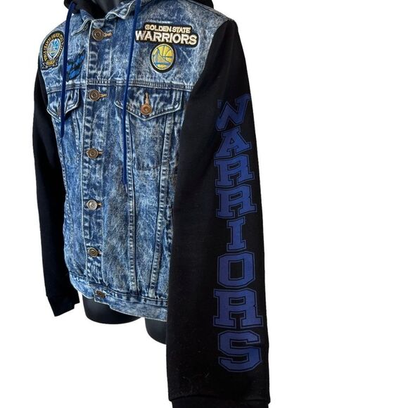 Golden State Warriors Jean Hooded Jacket - Picture 4 of 11